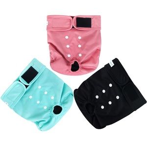 3 Pack Reusable Dog Diapers